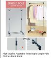 Single Pole Stainless Steel Cloth hanging Rack with Shoe Stand Laundry Rack With Tire. 