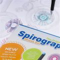Educational Toys New Spirograph Deluxe Set Design Tin Set Draw Spiral School Supplies Children's Toys. 
