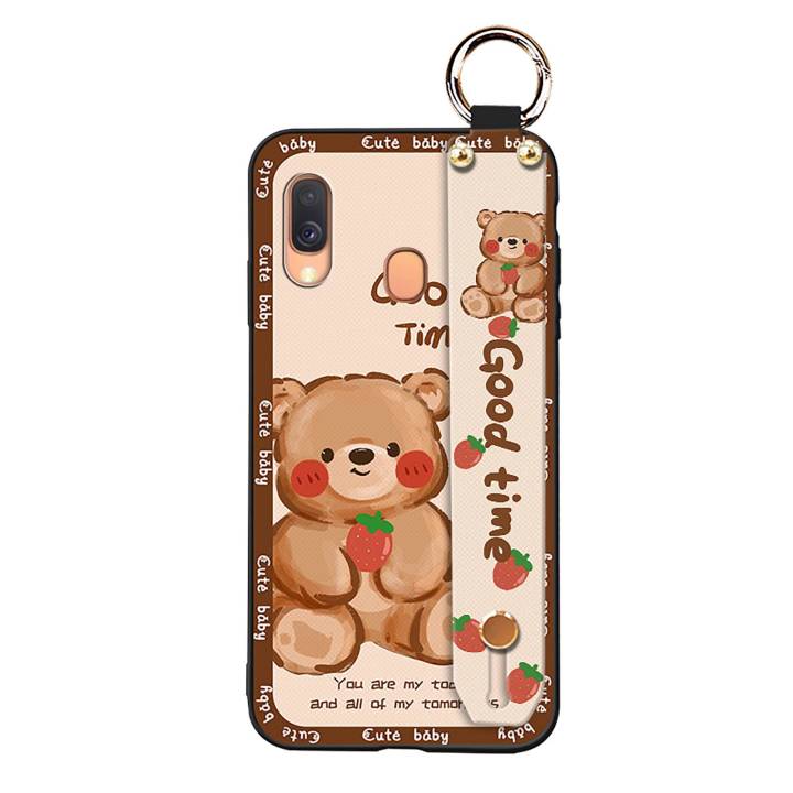 simple%20Silicone%20Phone%20Case%20For%20Samsung%20Galaxy%20A40/SM-A405FN/DS%20Lanyard%20geometry%20Anti-dust%20mobile%20phone%20case%20Anime%20cute%20-%20Image%206
