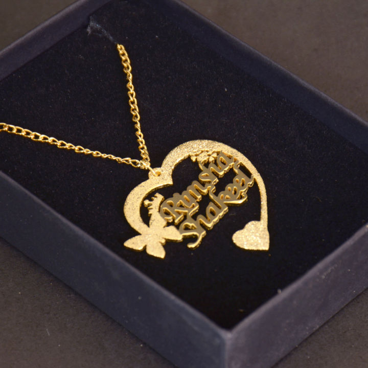 Personalized/Customized%20Heart/Crown/Butterfly%20Design%20Double%20Name%2024K%20Gold%20Plated%20Pendant%20Necklace%20For%20Both%20-%20Custom%20Necklace%20-%20Name%20Necklace%20-%20Shabnam%20Work%20Necklace-%20Gift%20Item%20-%20New%20Arrival%20-%20Image%203