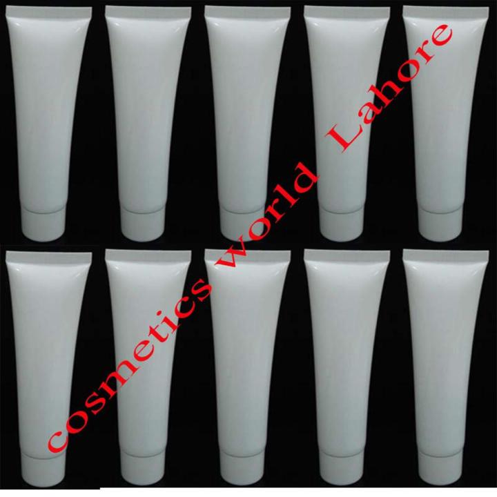 Pack Of 10 Milky White Empty Soft Tubes 60 ml