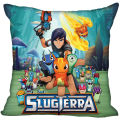 New Slugterra Anime Pillow Cover Bedroom Home Office Decorative Pillowcase Square Zipper Pillow Cases Satin Soft No Fade. 