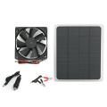 Solar Powered Ventilator Removable USB Interface Summer Multifunctional Replacement Greenhouse Pet House Yacht Cooling Fan. 