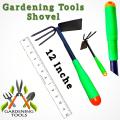 HIGH-QUALITY- CARBON STEEL - GARDENING HOE RAKE HAND TOOL - IRON HOE RAKE - GARDENING TOOLS FOR– HOME, KITCHEN, LAWN GARDENING  & POT PLANTING –- SOFT, NON-SLIP HANDLE - GARDEN HAND SHOVEL GARDEN TROWEL BEST FOR GARDENING PLANTING DIGGING. 