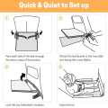 Airplane Bed for Baby Toddler Travel Bed Hammock Seat Extender Portable Footrest for Kids to Lie Down Kid Essentials. 