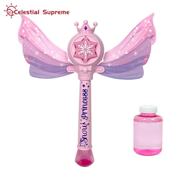 Bubble Blower Leak-proof Little Fairy Butterfly Bubble Toy