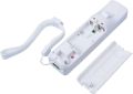wisenovo Controller Wii Motion Plus, 2 in 1 Nunchuck with Motion Plus Remote Control Remote Set for Nintendo Wii and Wii U with Silicone Case + Mobile Phone - Red White (Used Open Box). 