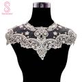 Lace Neck Collar Embroidery Process Multi-Color Lace Neck Collar. 