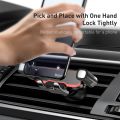 BASEUS Car Phone Holder, Universal Car Air-Vent Mobile Holder, 360-Degree Rotating Lateral Gravity Car Mount. 