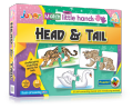 Match With Little Hands Learning Activity PUZZLE of “HEAD & TAIL” Jigsaw Puzzle. 