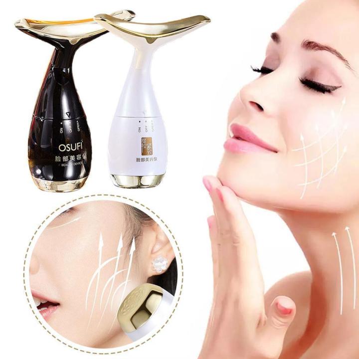 Neck Beauty Device Facial Massager Fade Lines Reduce Wrinkles Double Chin Tighten Skin Face Lifting Machine Neck And Face Care Instrument,for Skin Massage Care, Beauty Apparatus Note random color will be deliver