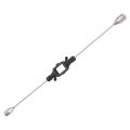 RC Helicopter Balance Bar, Plastic Stainless Steel RC Helicopter Balance Bar Flybar for Flight. 