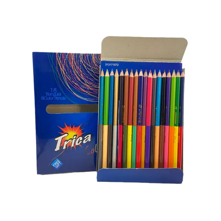 BAHADUR%20Pack%20of%2018%20Bicolor%2036%20shades%20-Trica-%20Color%20Pencils%20-36%20Colors%202%20in%201-%20IMPORTED%20Includes%20Silver%20&%20Gold-%20Colour%20pencil-%20Stationery%20-%20Image%203