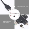USB C Tester,2 in 1 Type C USB Tester Color Screen IPS Multimeter. 