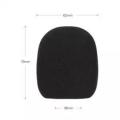 1 PCS Microphone Covers Microphone Windscreen Sponge Cover Hand Mic Foam Cover Protective Cap for Handheld Mic. 