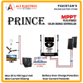 MPPT Solar Charge Controller 60 Amp 12/24 volt and 1000/2000 watts. 