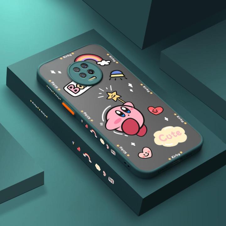 chenyyka For Infinix Note 7 Case Frosted Transparent Hard Phone Case Cartoon Cute Bady Side Edge Casing Full Cover Camera Silicone Softcase Pattern Shockproof Protection Cases