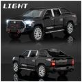 Diecast Toyota Tundra Pickup Truck Double Cabin Vigo Dala Toy Car Scale 1:32 Color May Vary. 