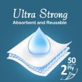 (Pack of 4) WBM Tissue Paper Party Pack - 50 Sheets | Super Strong Tissues. 