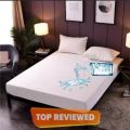 Plain 100% Water Proof Mattress Cover For King Size Bed/ Mian Nadeem Online Marketing. 
