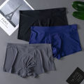 New Men Boxers Ice Silk Silky Panties Thin Seamless Underwear Summer Thin Boxers Sexy One Piece Breathable Male Nylon Underpants. 