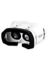 Virtual Reality Glasses With Bluetooth Remote - Black & White. 