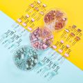 【HOT】 72 Pcs Multifunctional Combination Push Pins Paper Clips Thumbtack Stationery Metal Clear Binder Clips Set School Office Supply. 