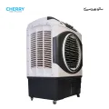 Cherry Air Cooler CR-5000 , AC-220V Fully Large Size , Super Plus Fast Cool , 100 Liters , Auto Swing and Turbo Cooling Technology , 4 Way Movable , Ice Box Technology , 1 Year Warranty. 