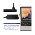 65W USB  AC Charger Fit for Lenovo ThinkPad  T450 T450s X240 X260  With Laptop Power Cord. 