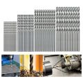 40 Pieces 0.5mm-2.0mm Straight Shank Mini Drill Bit Set Tiny Mini Small Drill Bits Full-Ground HSS Twist Drill for Dil. 