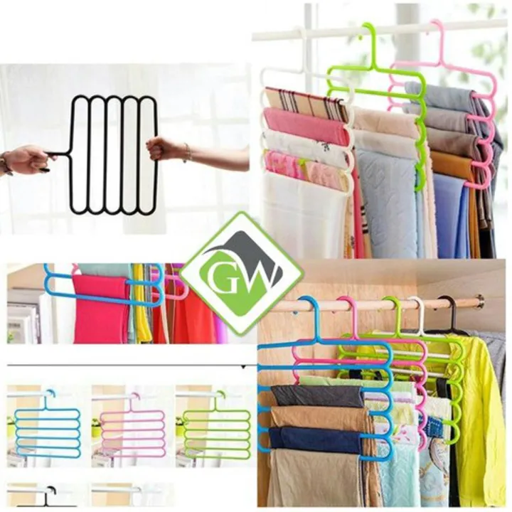 5%20Layers%20Hanger%20In%20MultiColors%20Clothes%20Hangers%20-%201Pc%20-%20Image%202