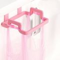New Portable PP Plastic Garbage Hanging Bag Kitchen Trash Storage Rack Bag Hook Scouring Pad Dry Shelf Holder Kitchen Organizer. 