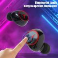 INNOVAT® M88Plus Power Bank Wireless Bluetooth Earphones 2-in-1 High Battery Ultra Long Range Earbuds TWS Black Technology Headphones. 