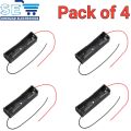1 Cell 18650 Lithium ion Battery Case Holder Container With Wires. 