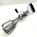 Manual Hand Beater & Egg Whisk - Silver. 