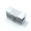 Single hole metal pencil sharpener stainless steel pencil sharpener Stationery Queena. 