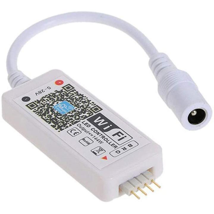 RGB Led Light Strip Voice Control Work with Alexa   Google Home  WIFI Wireless Smart Controller with Free App Via IOS Or Android