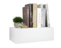 Bedside Table Shelf with Drawer | Floating Wooden Shelf | Modern Nightstand Bedside Table | Drawers Shelf for Living Room | 1 Drawer Wooden Bedroom Bedside Cabinet Shelf | Storage Shelf for Book. 