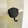 Retractable Middle Finger Hook Key Holder Wall Clothes Hanger Room Decoration Punch-Free Sticky Hook Self Adhesive Hooks as Gift. 