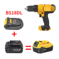 BS18DL Battery Adapter for Bosch 18V Battery Use for Dewalt 18V/20V Li-Ion Battery Power Tools 4-PIN Converter. 