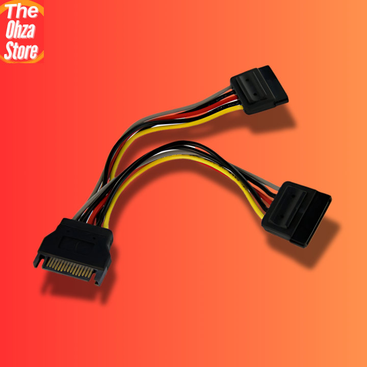 SATA Power Extension Cable - SATA Power Y Splitter Cable Adapted