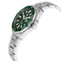 Tag Heuer Aquaracer Calibre 5 Silver Stainless Steel Green Dial Automatic Watch for Gents- WAY201S.BA0927. 