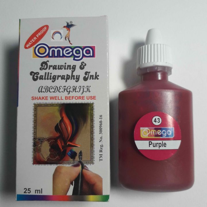 Omega Drawing & Calligraphy Ink (All colors) - 25ml