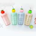 CreativeArrowy 270ml Cup Lemon Juice Baby Girl Straw Water Bottle Cup Kids Drinking Cups with Lid Cup. 
