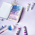Mont Marte Gouache Set - 24 Pieces, 12 ml Tubes - Ideal for Gouache Painting - Brilliant, lightfast Gouache Colours with Great Opacity - Perfect for Beginners, Professionals and Artists. 