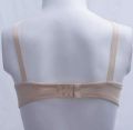 Soft Cotton Comfortable Full Coverage Non-Padded Bra - Skin. 