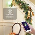 2 in 1 Maxcio Smart LED Light Bulb, Dimmable,Color Changing Ambience Light, Compatible with Alexa, WiFi APP Remote Control, No Hub Required, 9W, E14 Base Holder - 2 Bulb Per Pack. 