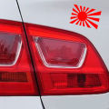 Japanese Rising Sun Flag Car-Styling Body Window Decals Reflective Sticker Decor. 