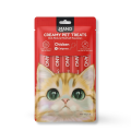 MANO Cat Creamy Treats 75gm - 5 Sticks | Tuna, Salmon & Chicken Falvour Cat Food Sticks. 