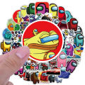Among Us Game DIY Sticker Water Proof Decal Vinyl for Car Skateboard, Laptop, Luggage & Guitar – 50 Pieces. 